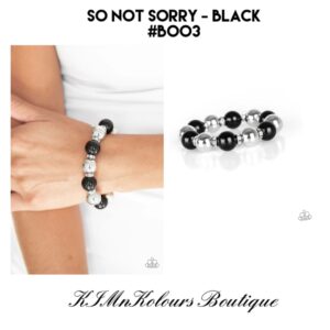 So Not Sorry – Black