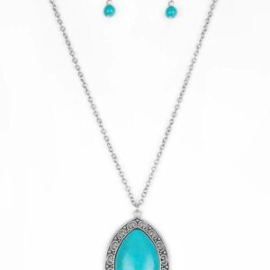 “Full Frontier” – Turquoise Crackle Stone