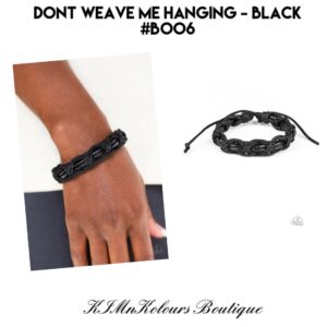 Dont WEAVE Me Hanging – Black